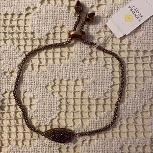 NWT Kendra Scott brown arrow bracelet